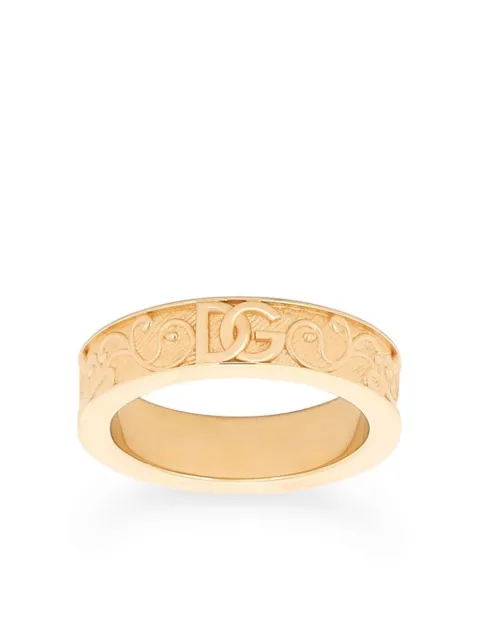 Dolce & Gabbana DG ロゴ エングレーブ リング