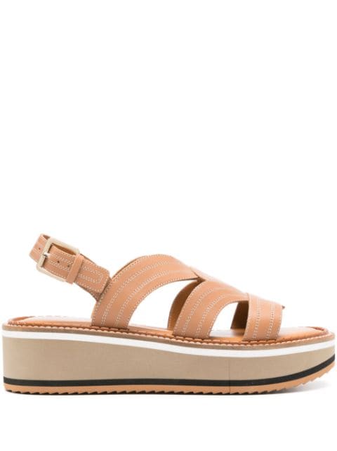 Clergerie Fresia 55mm leather sandals