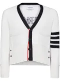 Thom Browne striped cardigan - White