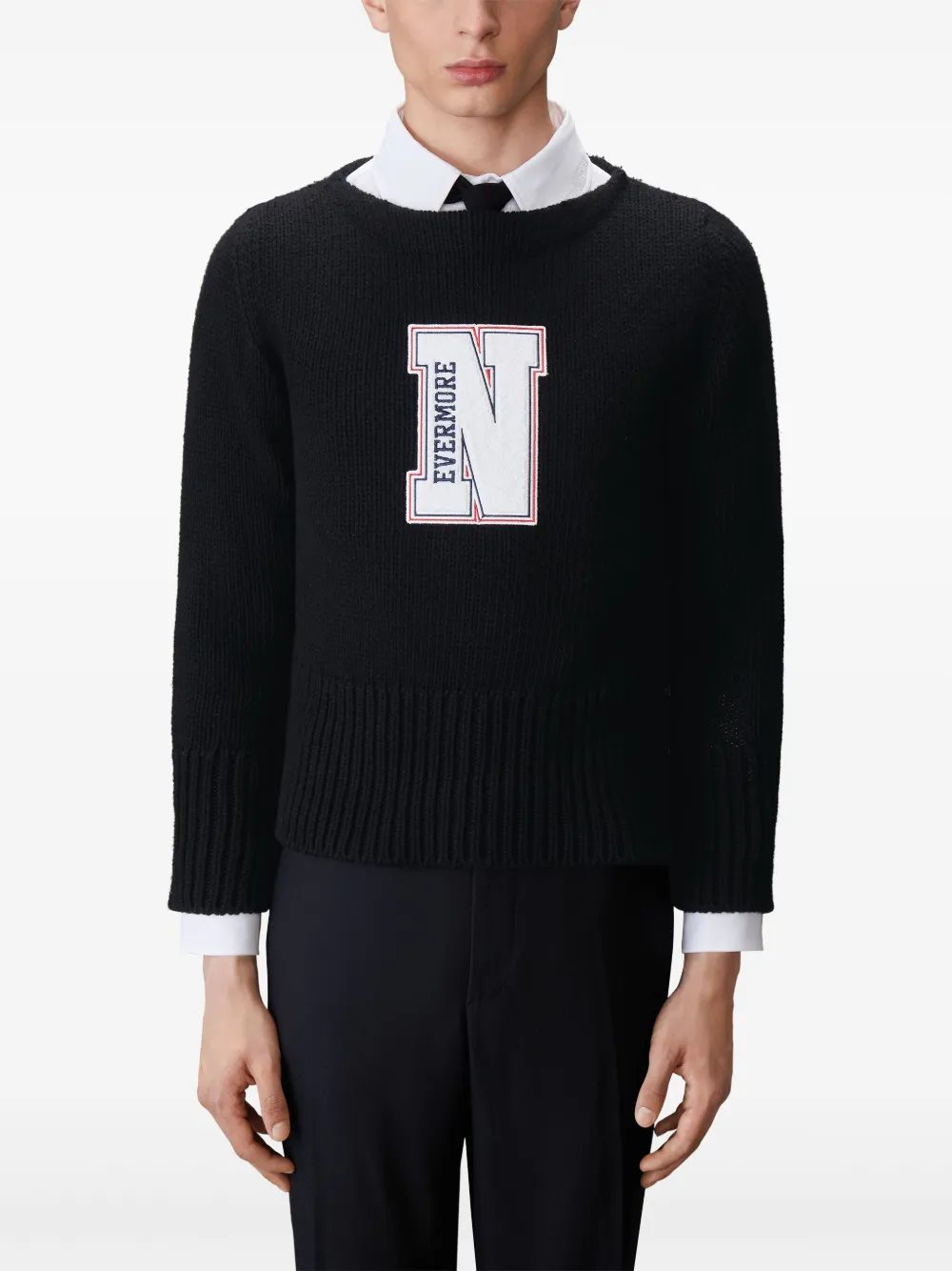 Thom Browne Trui met tekst Zwart