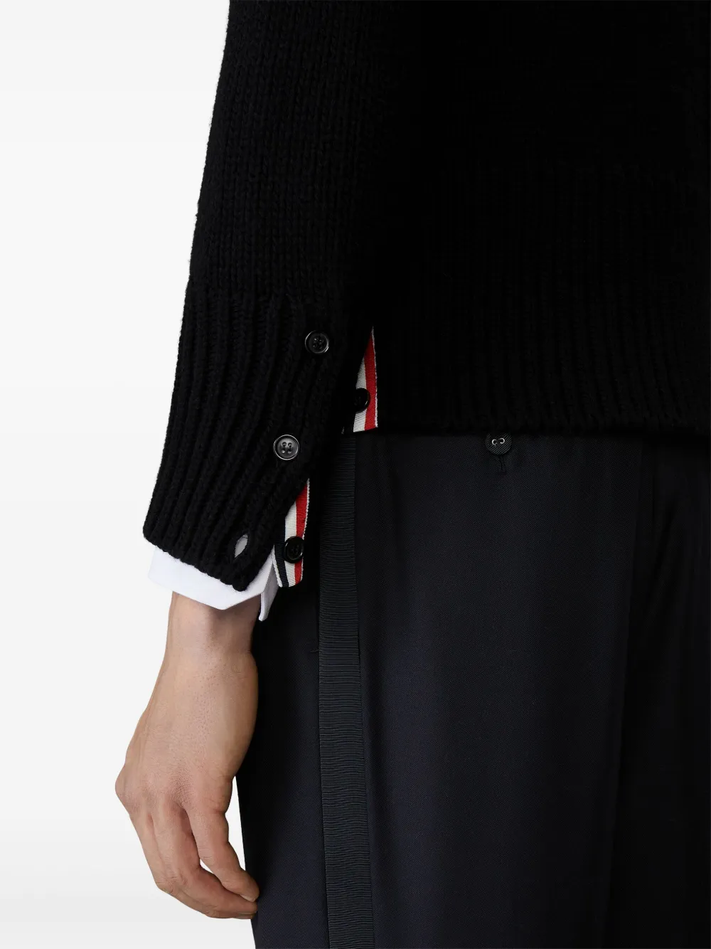 Thom Browne Trui met tekst Zwart