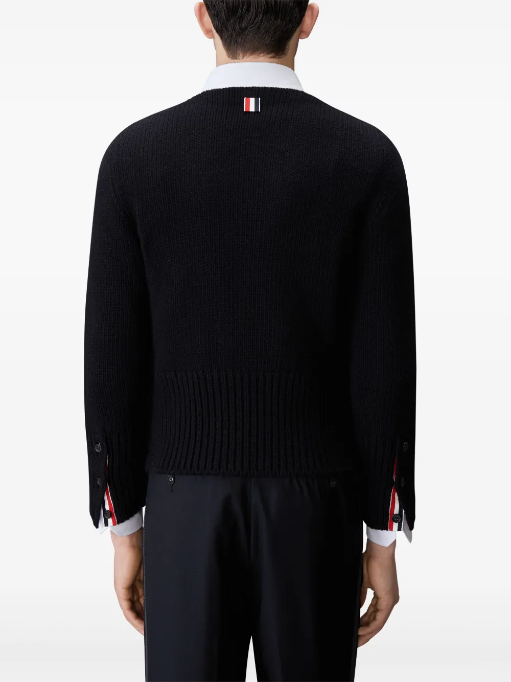Thom Browne Trui met tekst Zwart