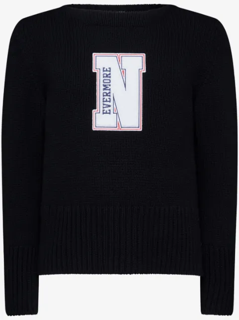 Thom Browne slogan-print sweater