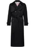 Thom Browne Double-breasted trench coat - Black