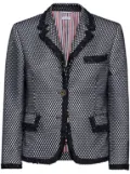 Thom Browne embroidered jacket - Black