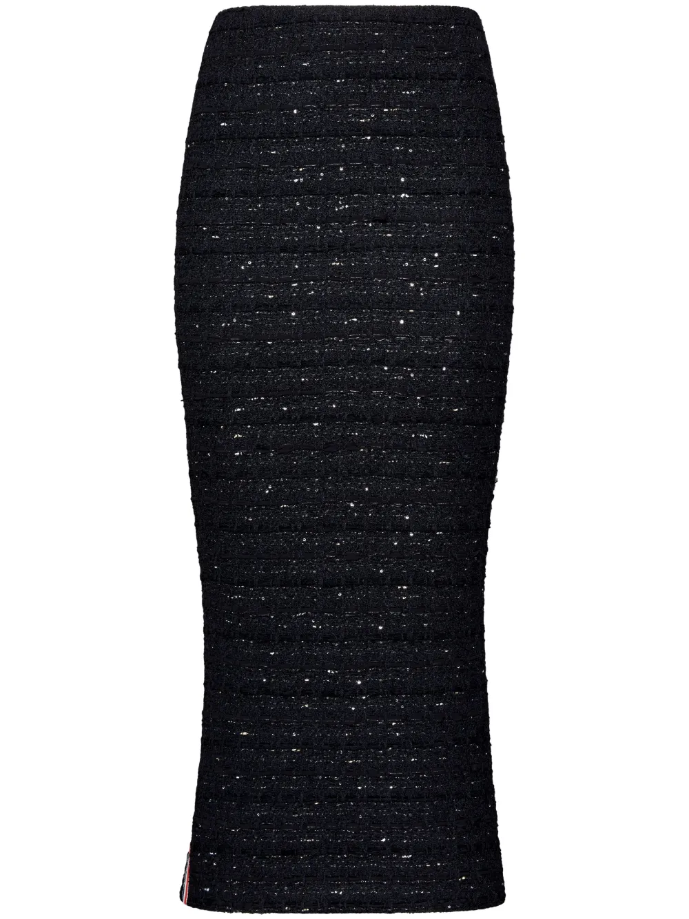 Thom Browne Tweed kokerrok Zwart