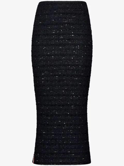 Thom Browne falda lápiz de tweed