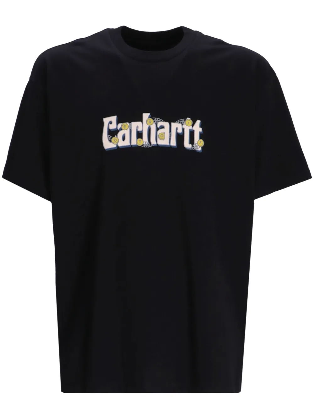 Carhartt WIP logo-print cotton t-shirt – Black