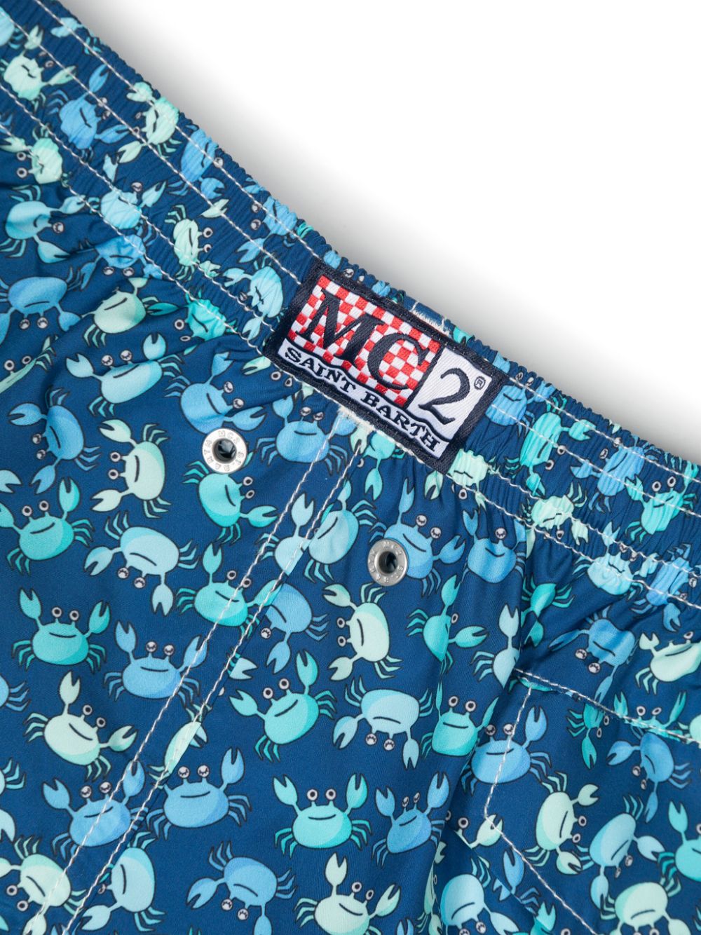 MC2 Saint Barth crab-print swim shorts - Blauw