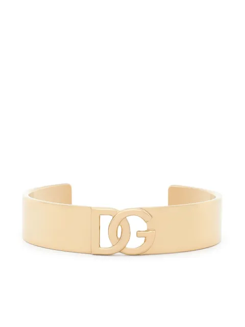 Dolce & Gabbana DG-logo cuff bracelet