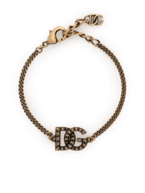 Dolce & Gabbana pulsera con logo DG