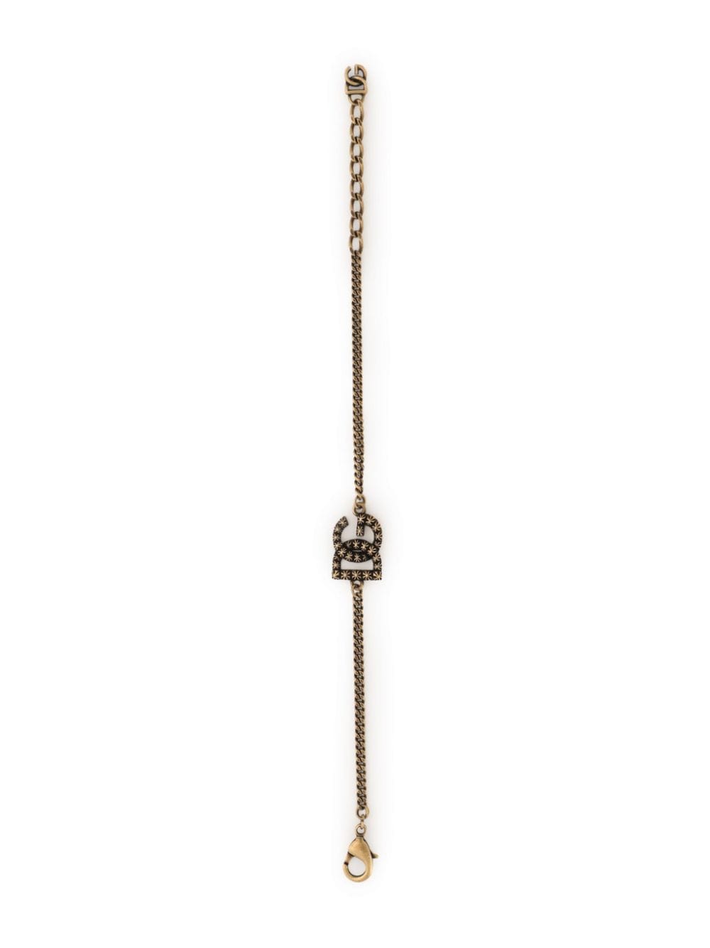 Shop Dolce & Gabbana Dg-logo Bracelet In Gold