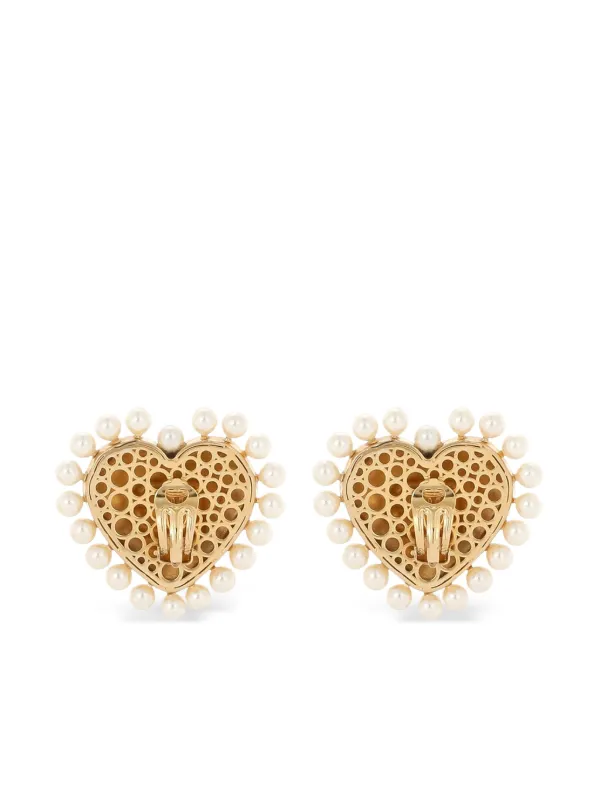 ピアス Dolce & Gabbana DG LOGO LONG EARRINGS (WEP6L8 W1111ZOO00) Earrings with DG logo and cherries in Gold for Women