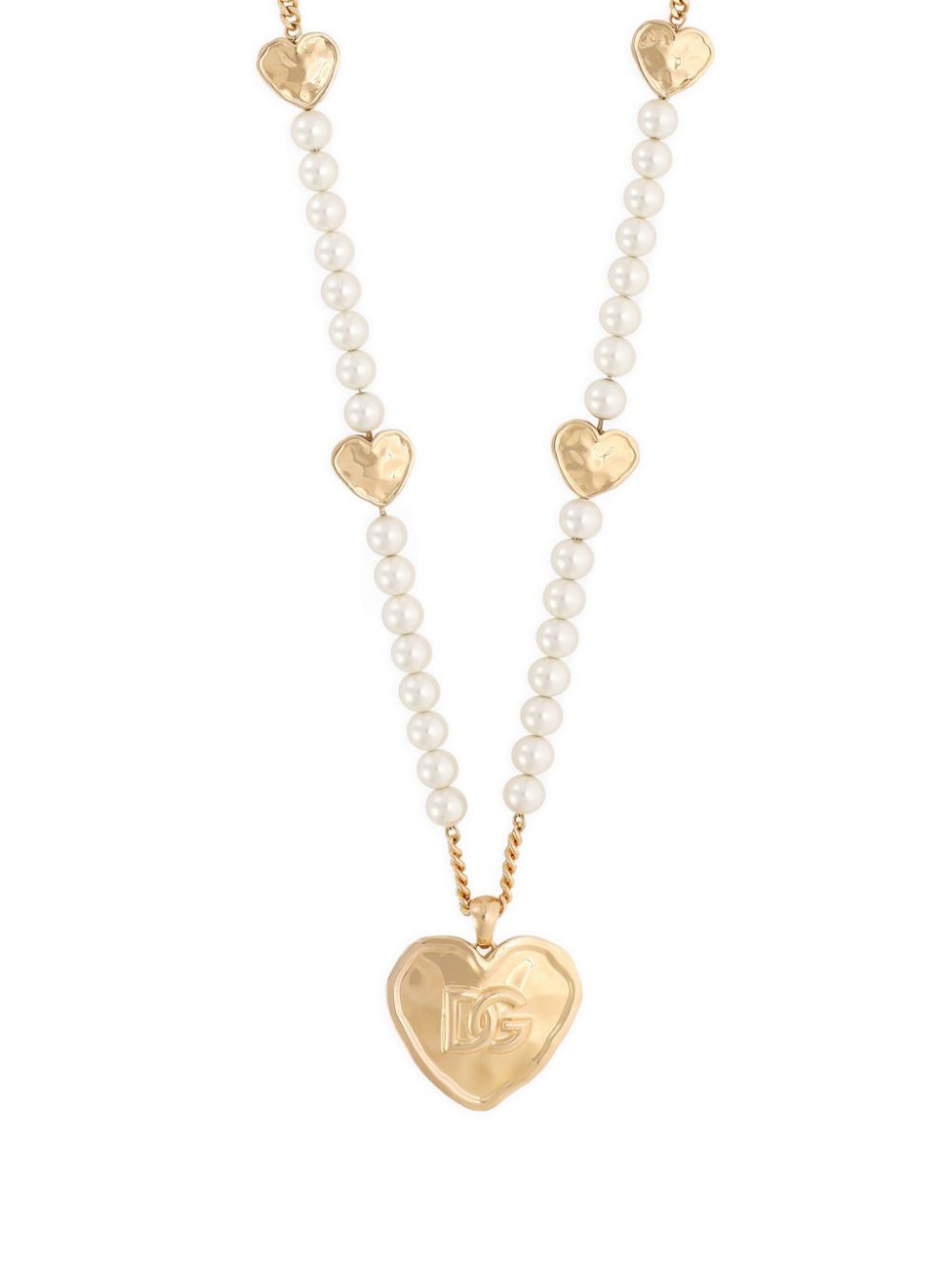 Dolce & Gabbana heart-pendant necklace - Gold