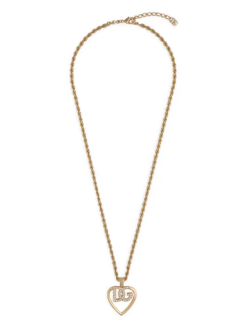 Collier à pendentif logo - Dolce & Gabbana - Modalova