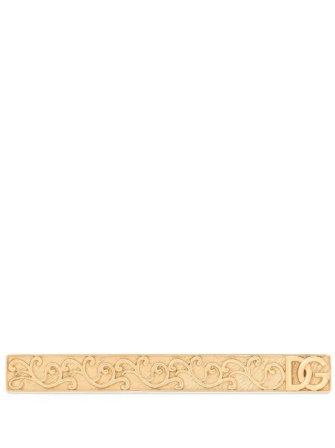 Dolce & Gabbana DG-logo gold-plated tie clip