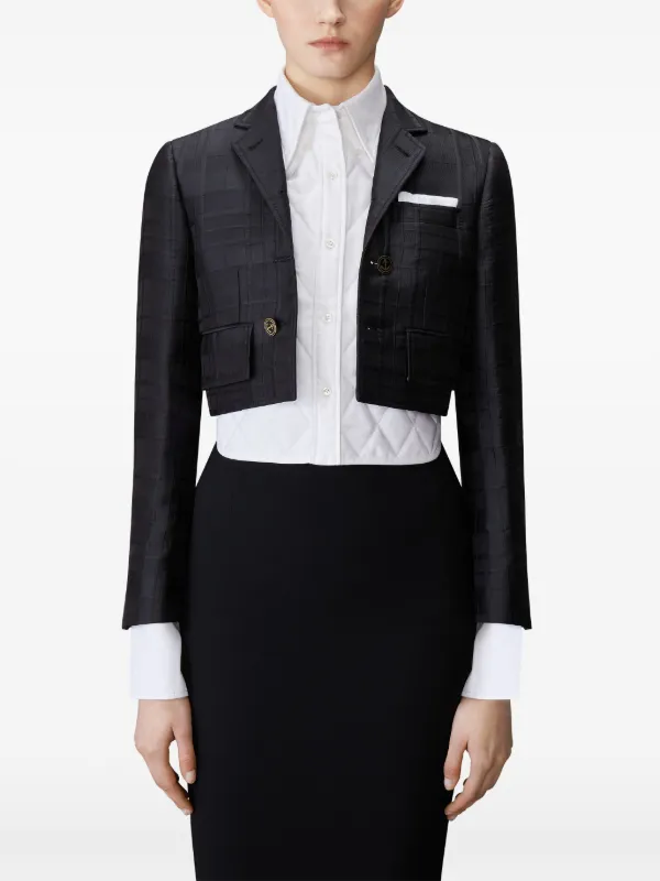 ジャケット・アウター Thom browne Tailored Jacket Thom Browne Layered Jacket | Black | FARFETCH RO