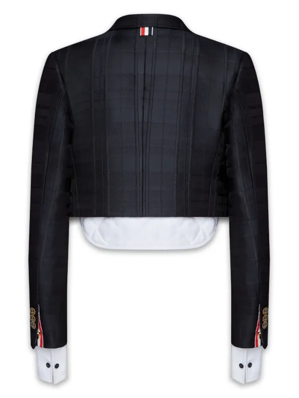 Thom Browne Layered Jacket | Black | FARFETCH RO