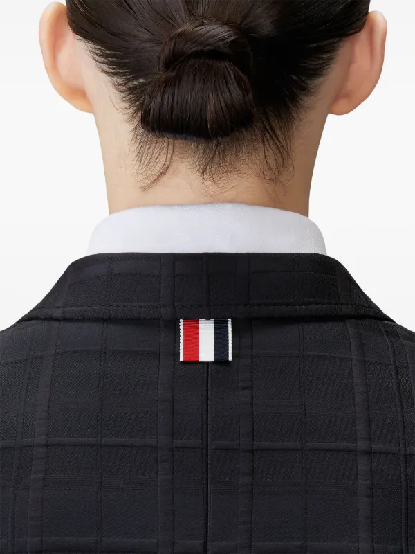 Thom Browne Layered Jacket | Black | FARFETCH RO