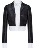 Thom Browne layered jacket - Black