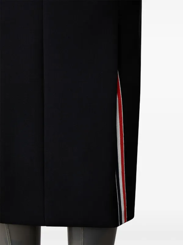 Thom Browne Wool Hobble Skirt | Black | FARFETCH