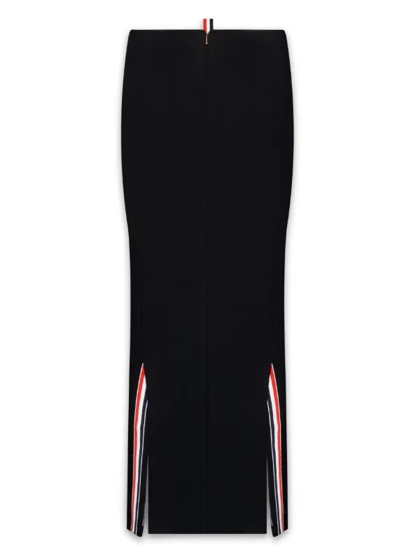 Thom Browne Wool Hobble Skirt | Black | FARFETCH