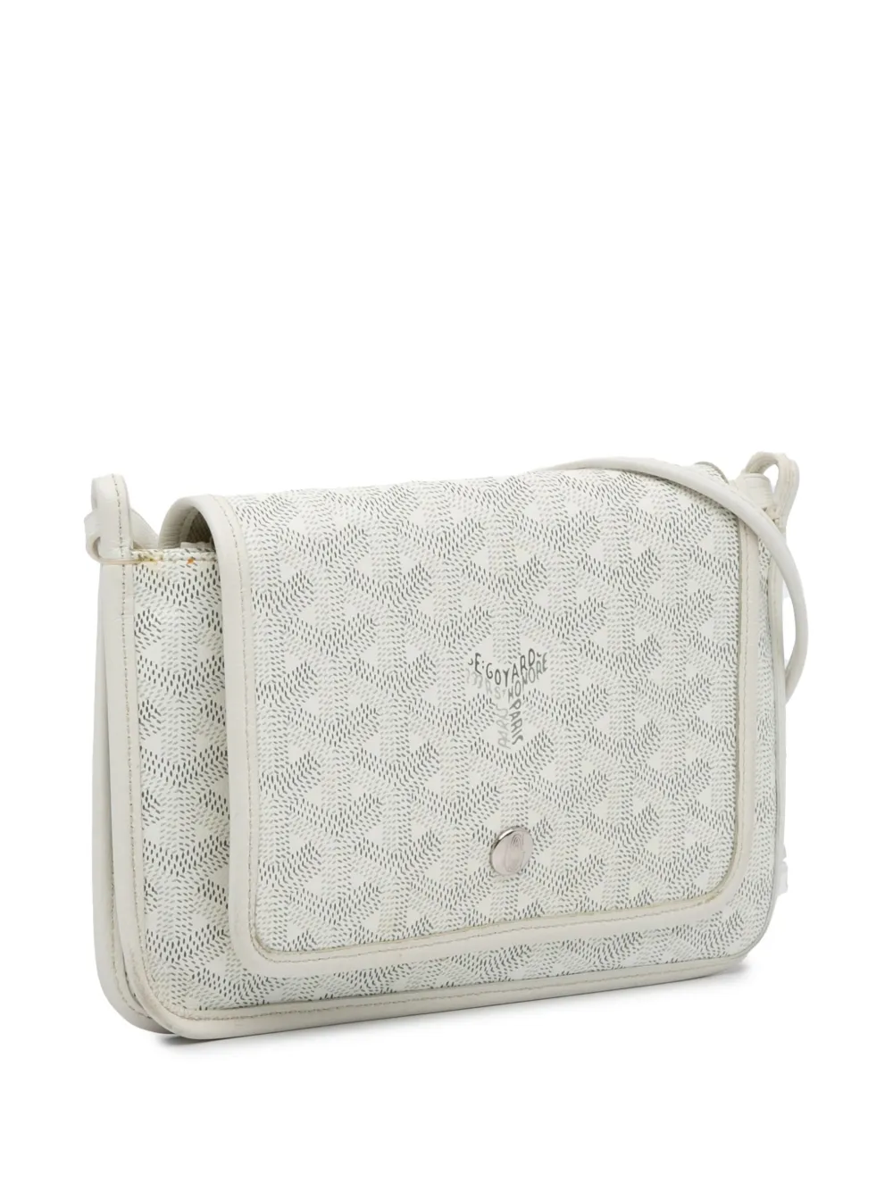 Pre-owned Goyard 2017   Ine Plumet Crossbody Bag In White