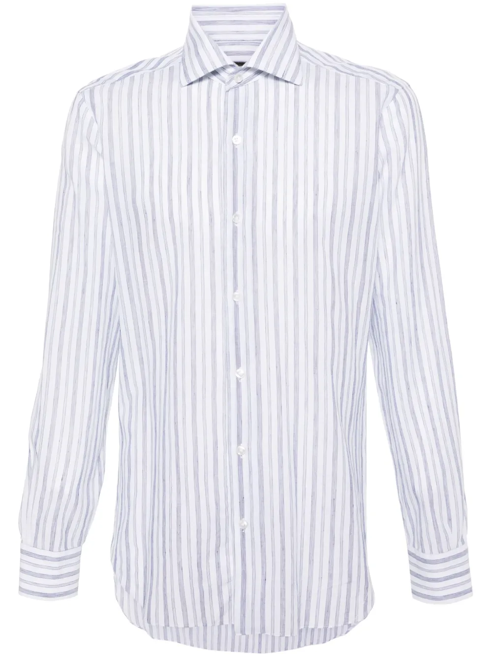 Barba chemise transparente à rayures | blanc | Image 1
