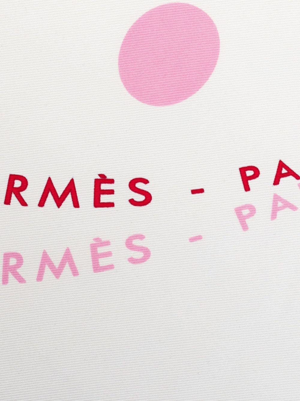 Pre-owned Hermes Hola Flamenca Silk Scarf In Pink