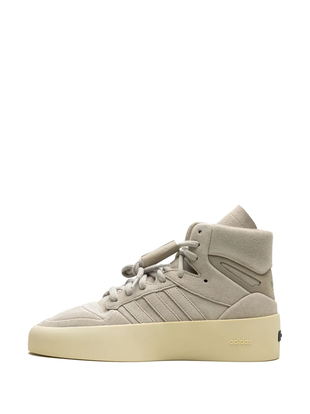 Adidas Originals X Fear Of God Athletics '86 Hi "sesame" Sneakers In Grey