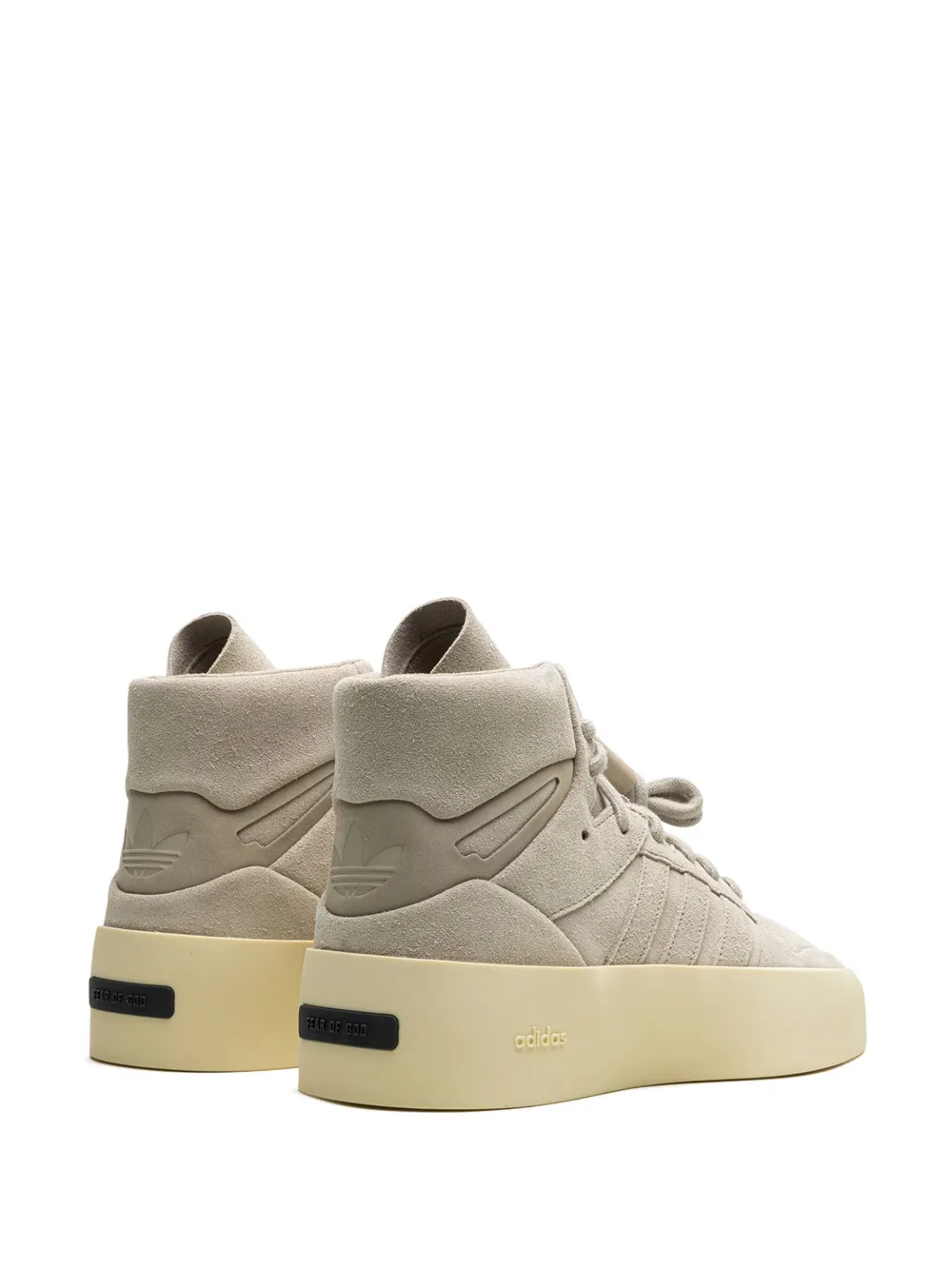 Adidas Originals X Fear Of God Athletics '86 Hi "sesame" Sneakers In Grey