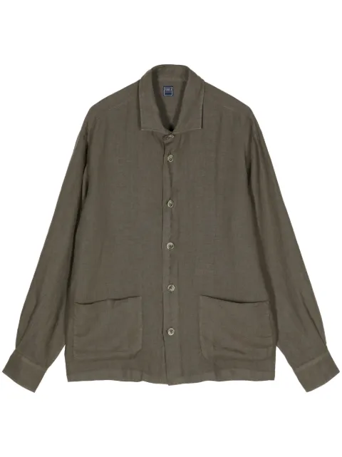 Fedeli button-up linen shirt