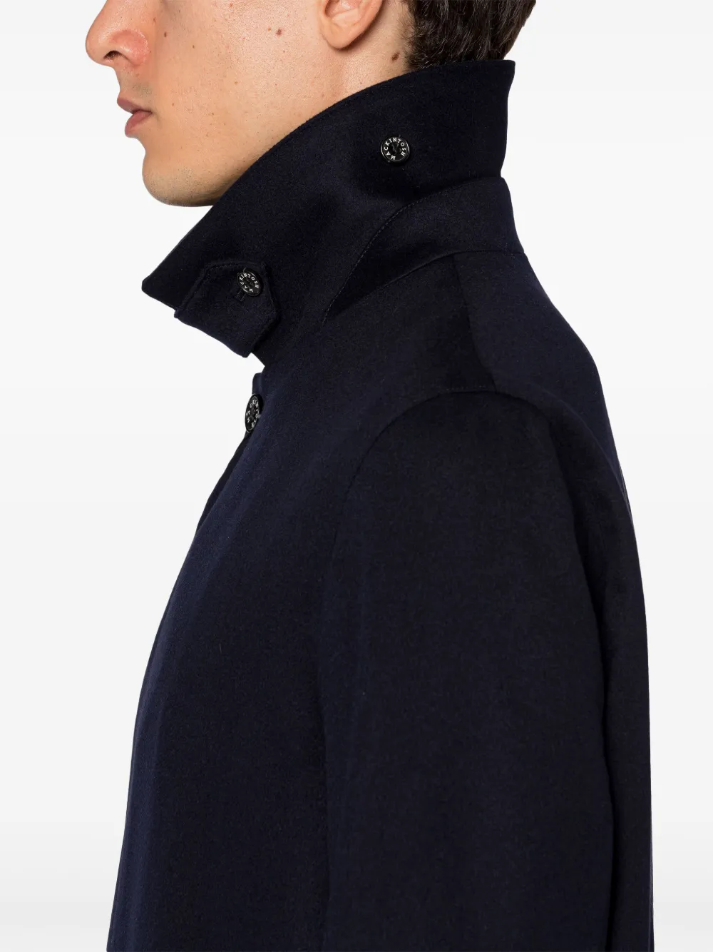 週末最終価格！【極美品】カシミヤ混　マッキントッシュ　チェスター Mackintosh Dunkeld カシミア コート | ブルー | FARFETCH JP