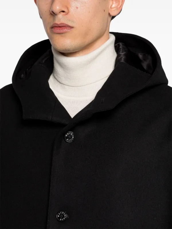Mackintosh Humbie Hooded Coat | Black | FARFETCH PL
