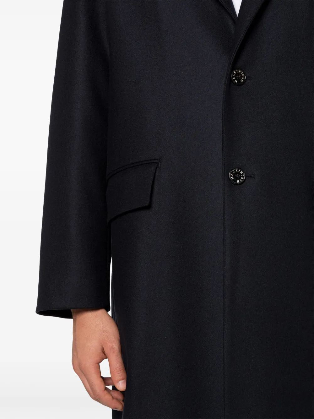 m★　MACKINTOSH NEW HUMBIE COAT Mackintosh Humbie Chester Wool Coat | Blue | FARFETCH PL