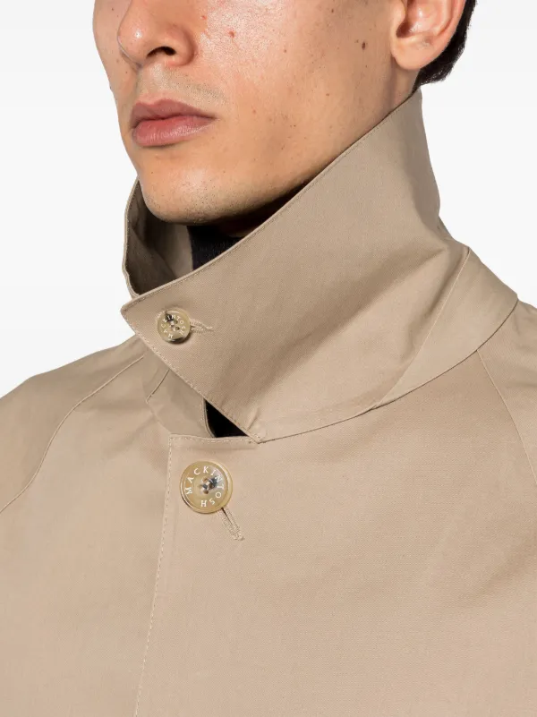 Mackintosh Lauder single-breasted Coat | Neutrals | FARFETCH