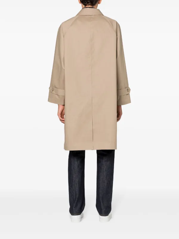 ジャケット・アウター MACKINTOSH SINGLE BREASTED COAT size38 Mackintosh Lauder single-breasted Coat | Neutrals | FARFETCH