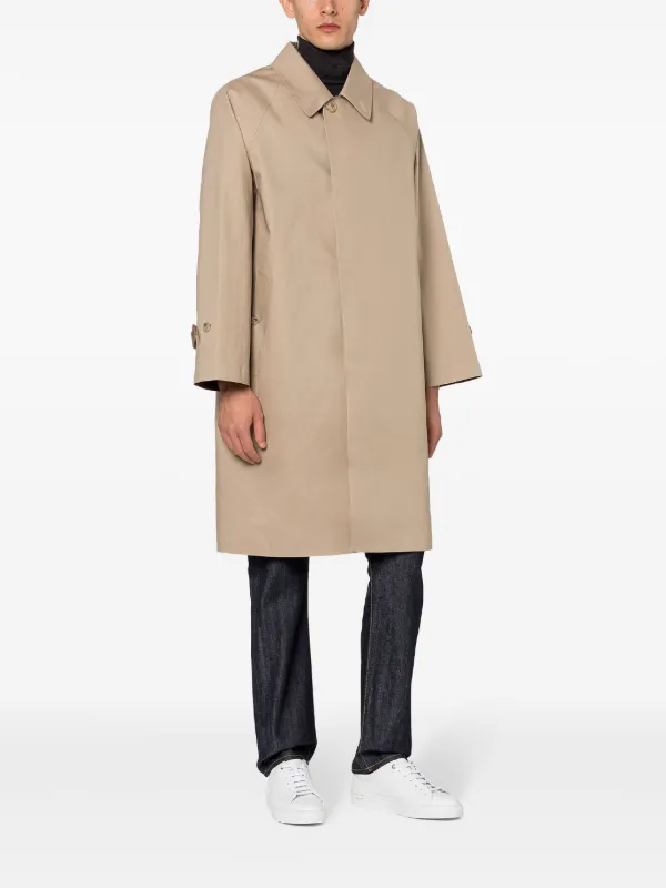 Mackintosh Lauder single-breasted Coat | Neutrals | FARFETCH
