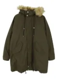 Mackintosh faux-fur-trimmed hooded parka - Green