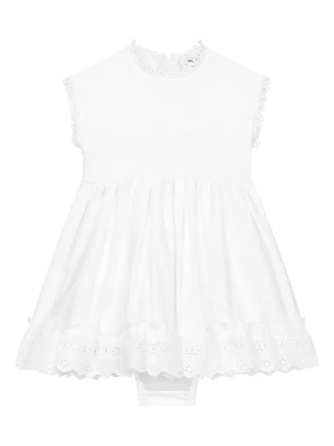 Dolce & Gabbana Kids kjole med blondekant