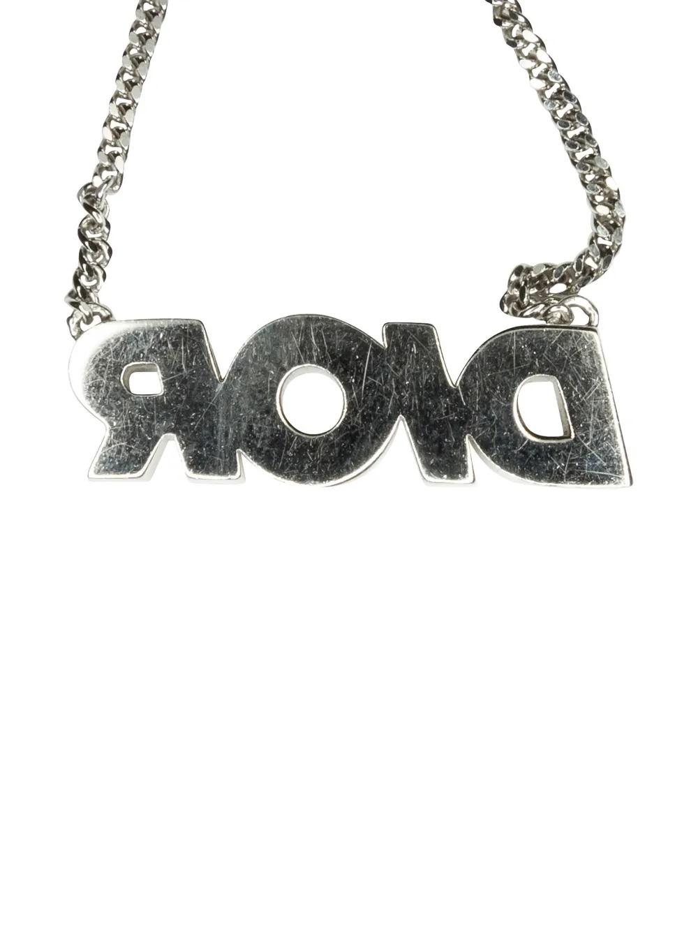 20th Century Pre Owned Dior Homme Logo Pendant costume necklace