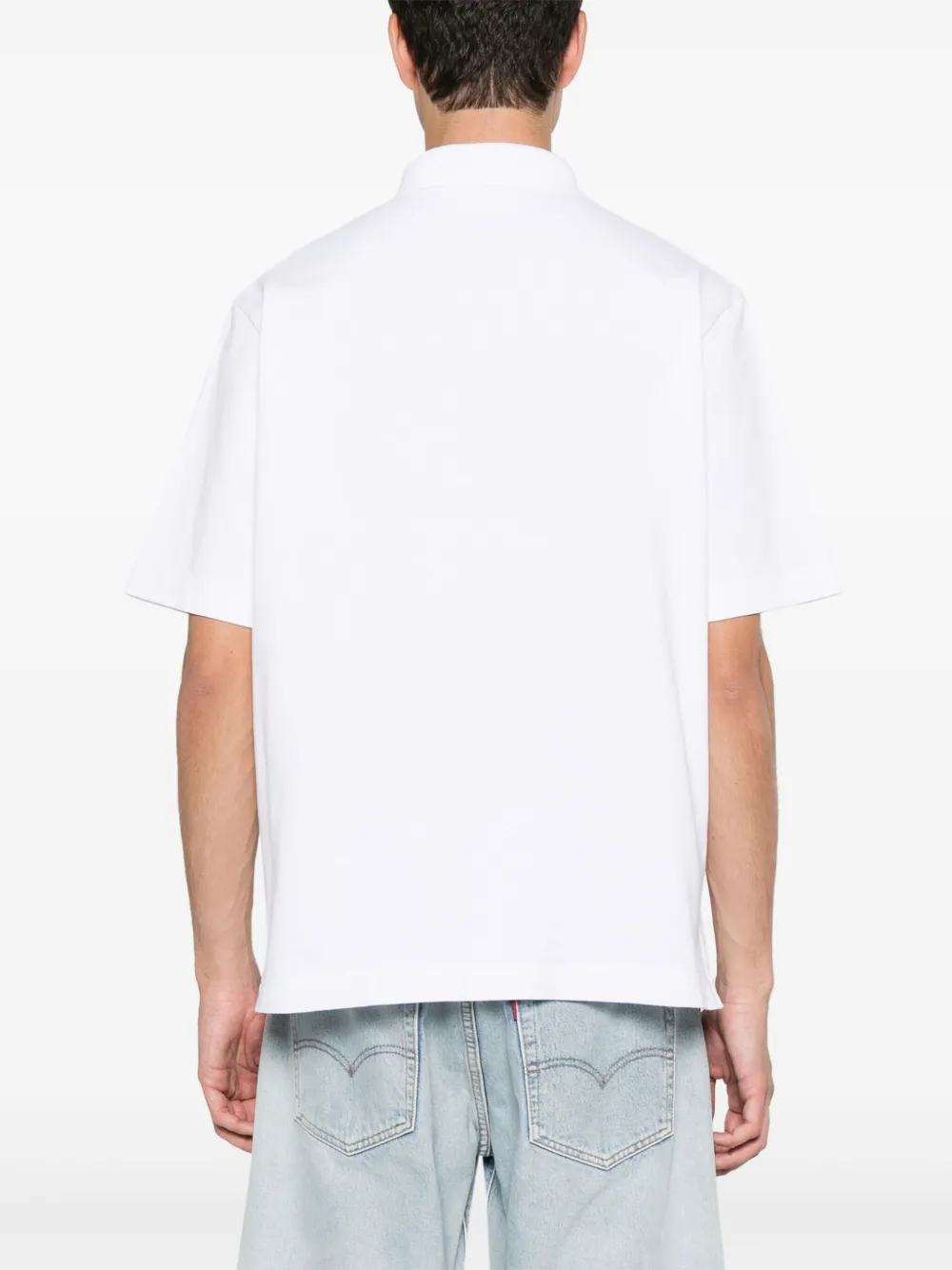 Stone Island Gestreept poloshirt Wit