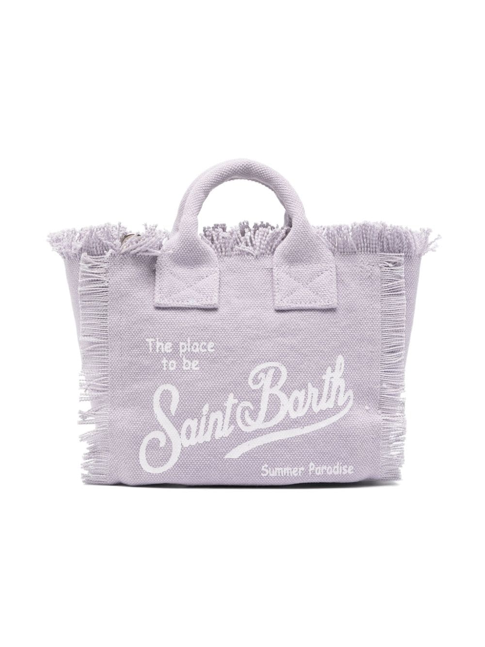 Shop Mc2 Saint Barth Mini Vanity Tote Bag In 紫色