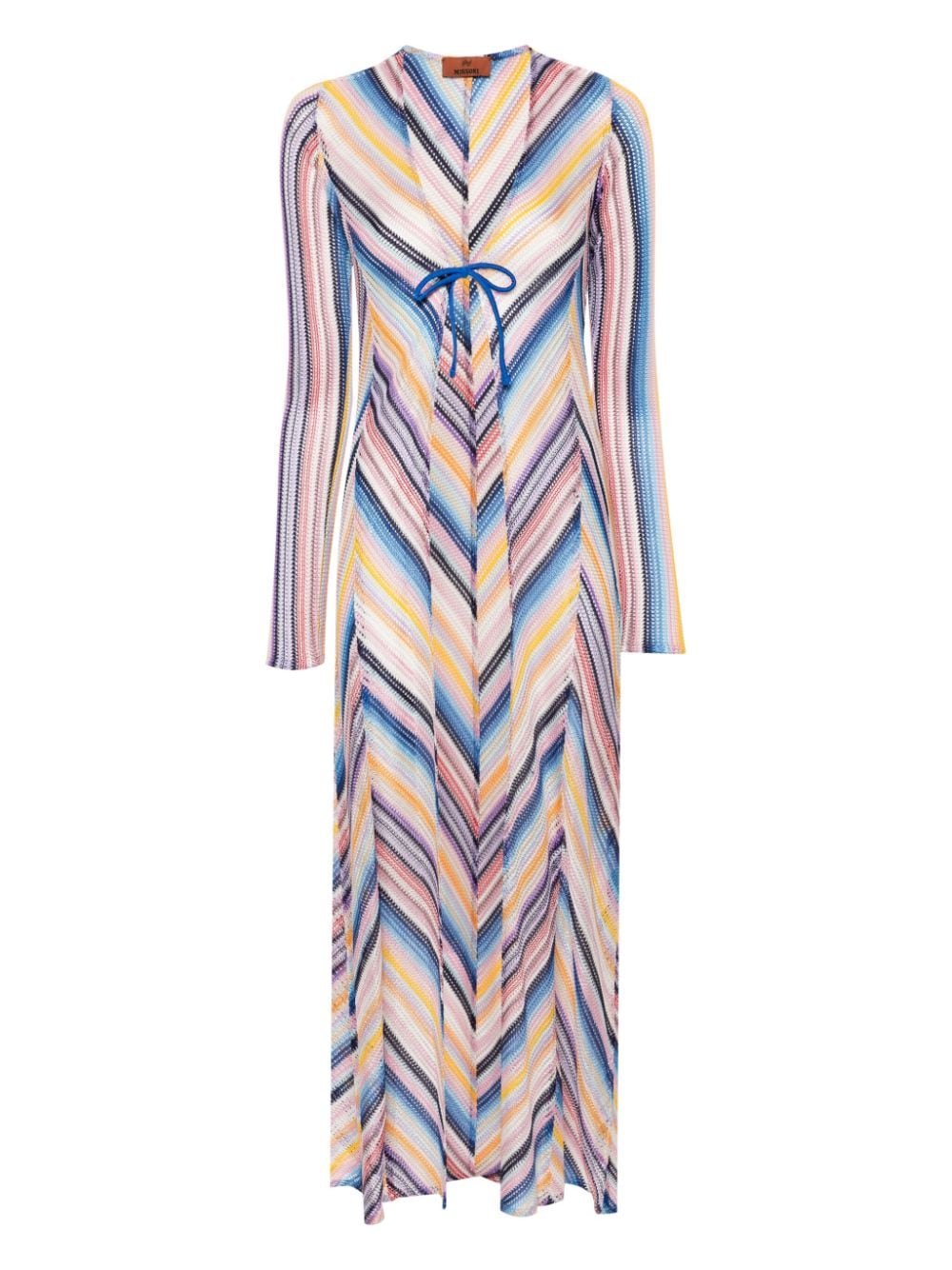 Missoni open-knit beach cover-up Blauw