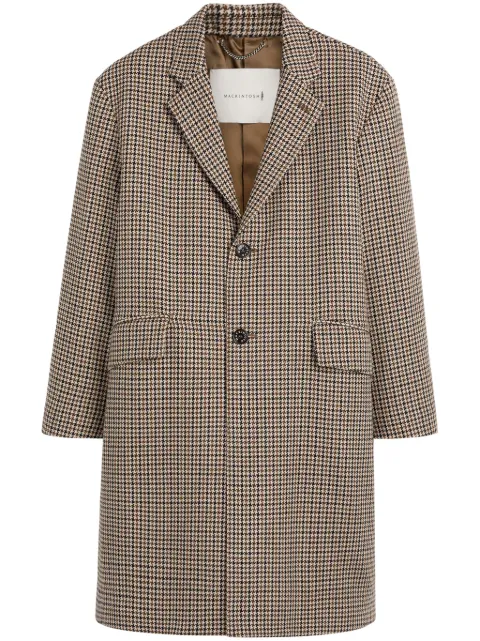 Mackintosh Humbie houndstooth coat