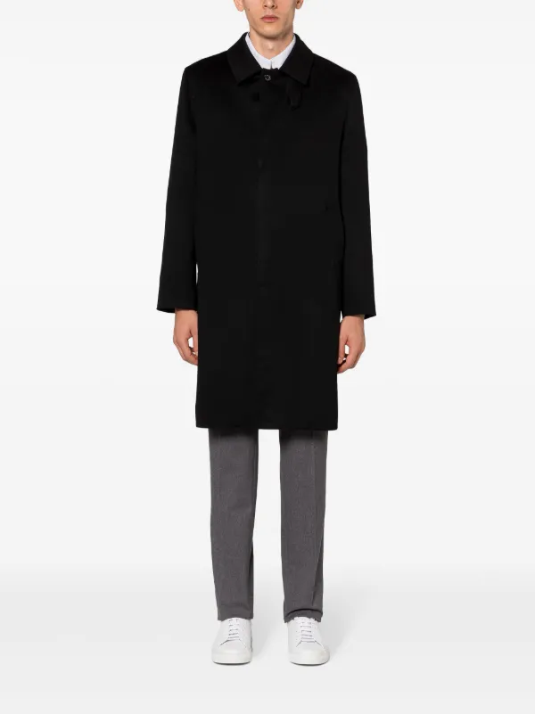 Mackintosh Dunkeld Wool Coat | Black | FARFETCH