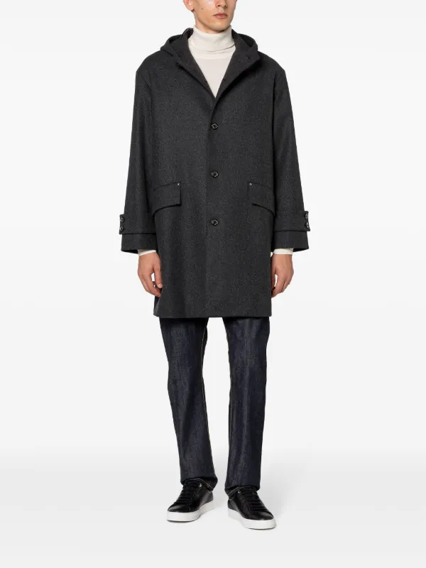Mackintosh Humbie Wool Coat | Grey | FARFETCH