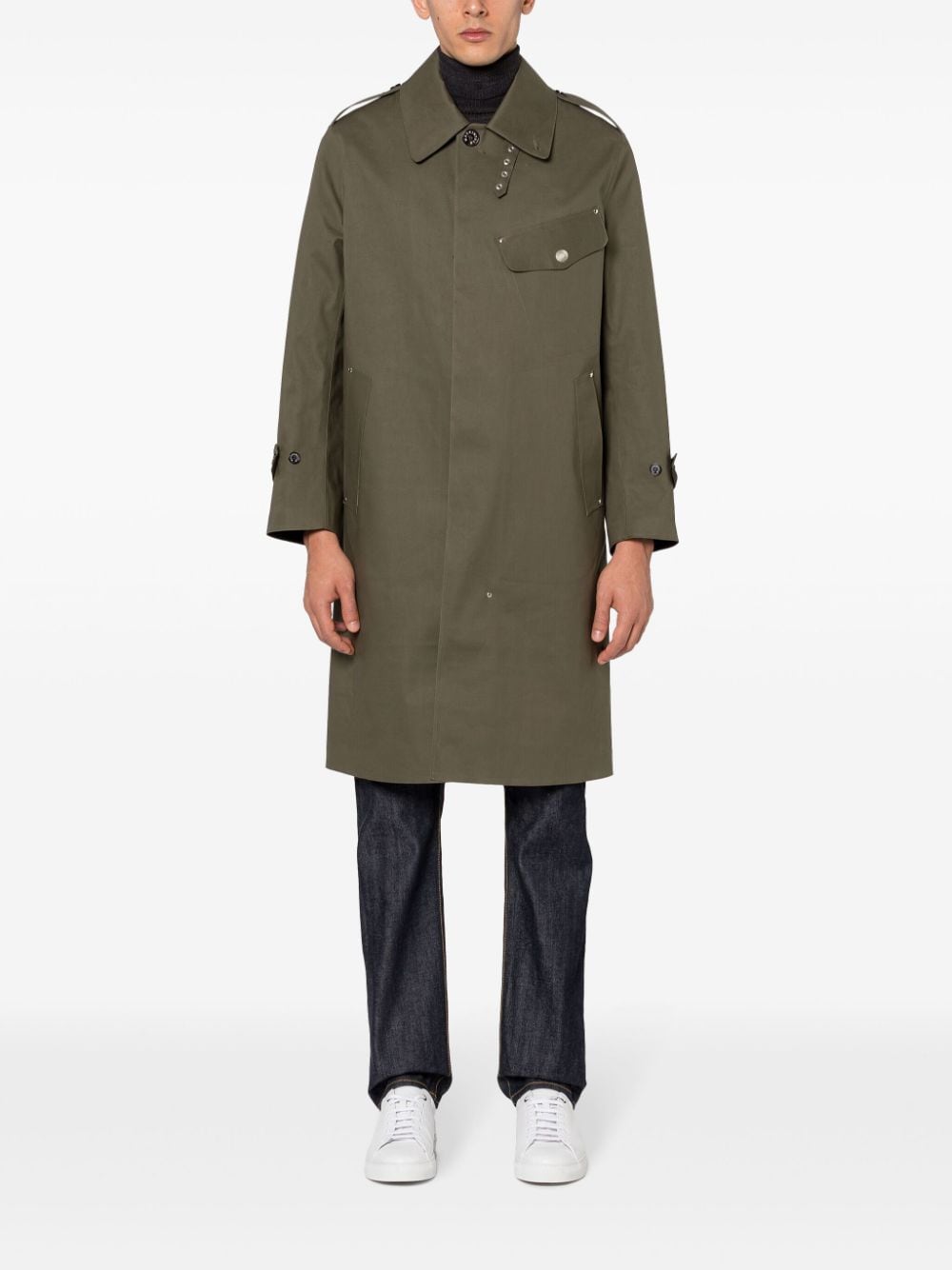 Mackintosh x The Vintage Showroom coat Groen