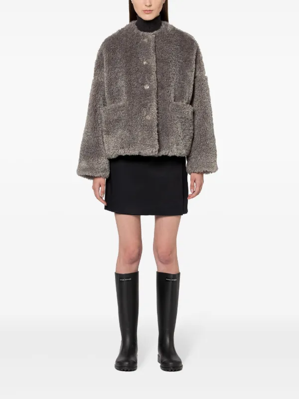 Mackintosh エコファー ジャケット | グレー | FARFETCH JP