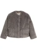 Mackintosh faux-fur jacket - Grey